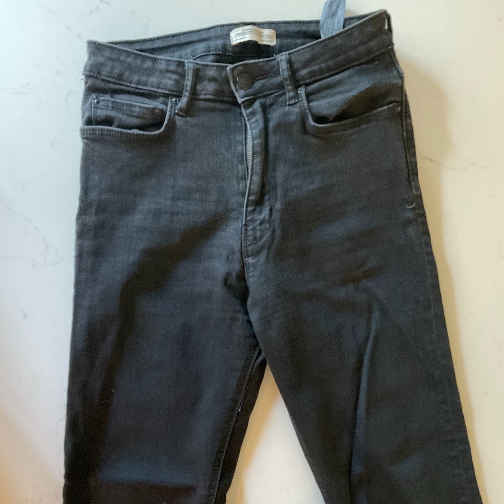 Black skinny stretch Zara jeans